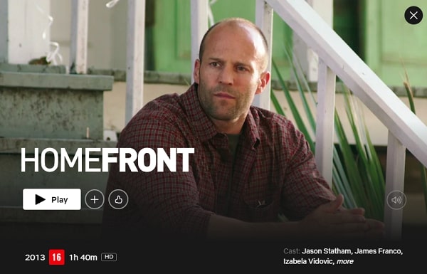 Watch Homefront on Netflix From Anywhere in the World