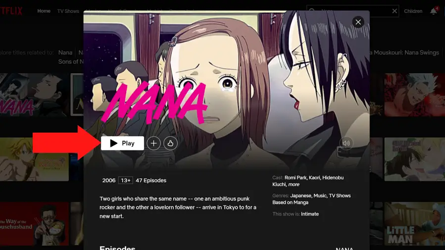 Watch Nana on Netflix: Season 1 All Episodes from Anywhere in the World -  VPN Helpers