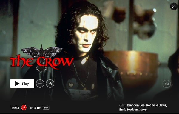 Watch The Crow on Netflix From Anywhere in the World