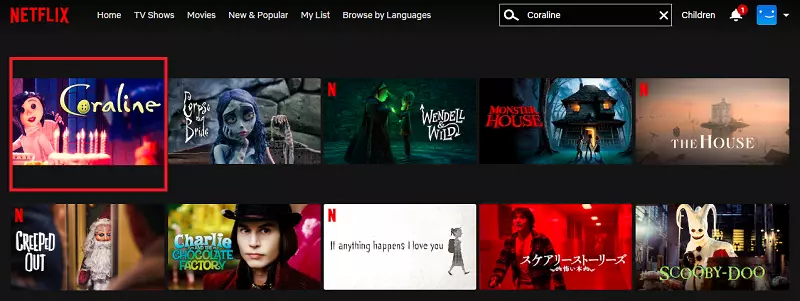 Yes Coraline Available On Netflix