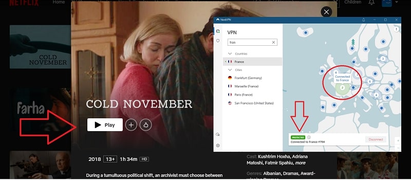 How To Watch Cold November (2018) On Netflix From Anywhere?