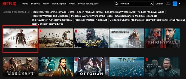 How To Watch Medieval (2022) on Netflix From Anywhere?