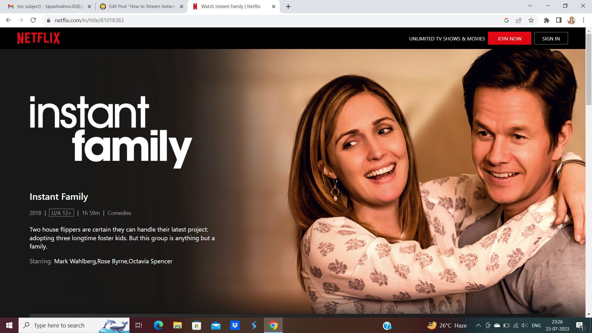 Watch Instant Family on Netflix