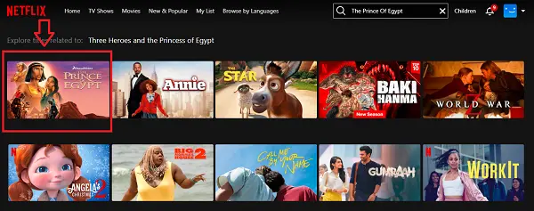Watch The Prince Of Egypt on Netflix in 2023 from Anywhere