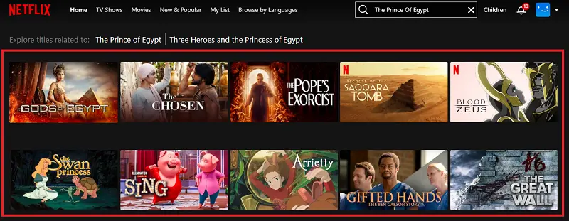 Watch The Prince Of Egypt on Netflix in 2023 from Anywhere