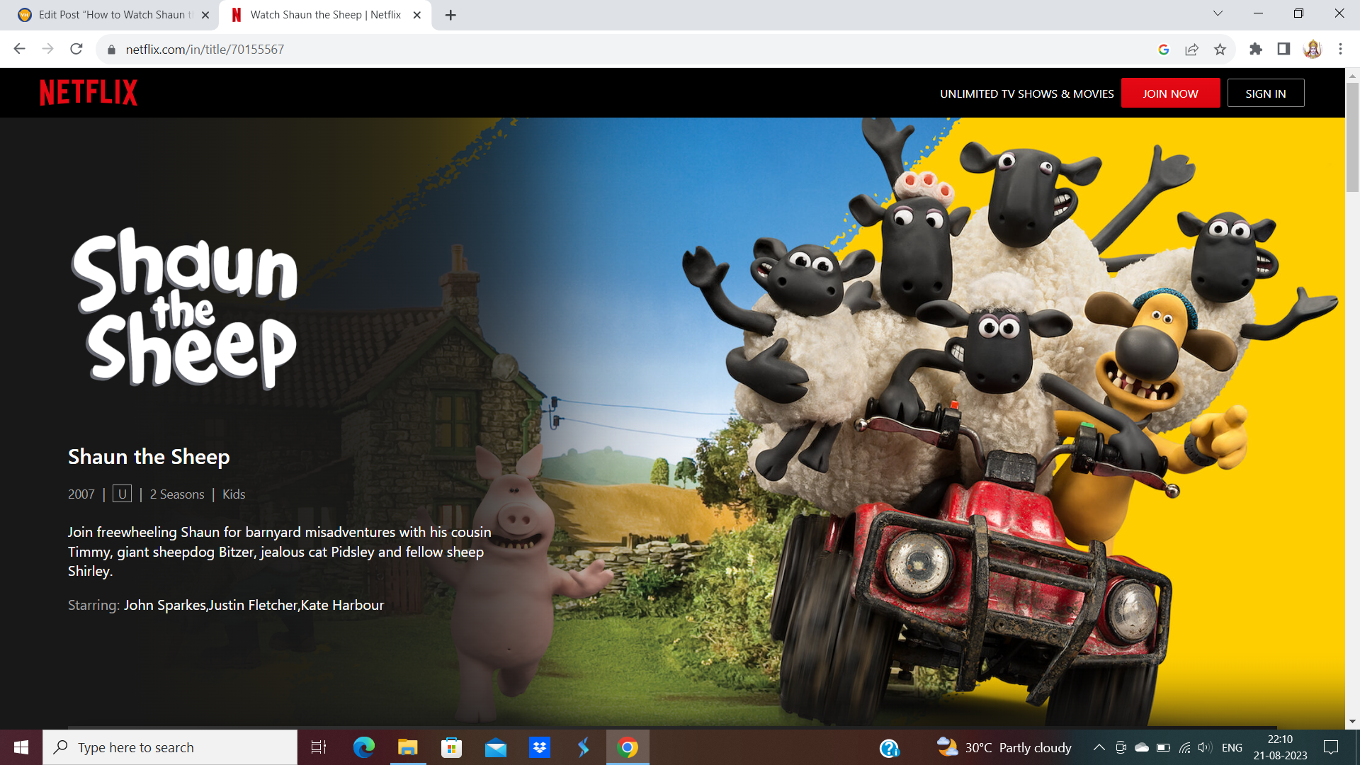 Watch Shaun the Sheep on Netflix
