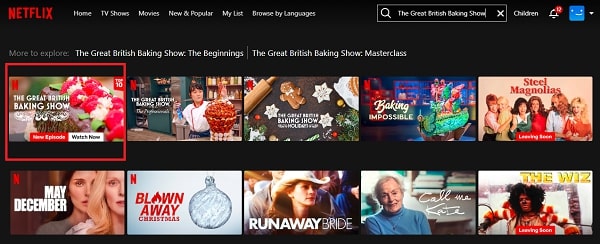 Watch The Great British Baking Show on your Netflix Now