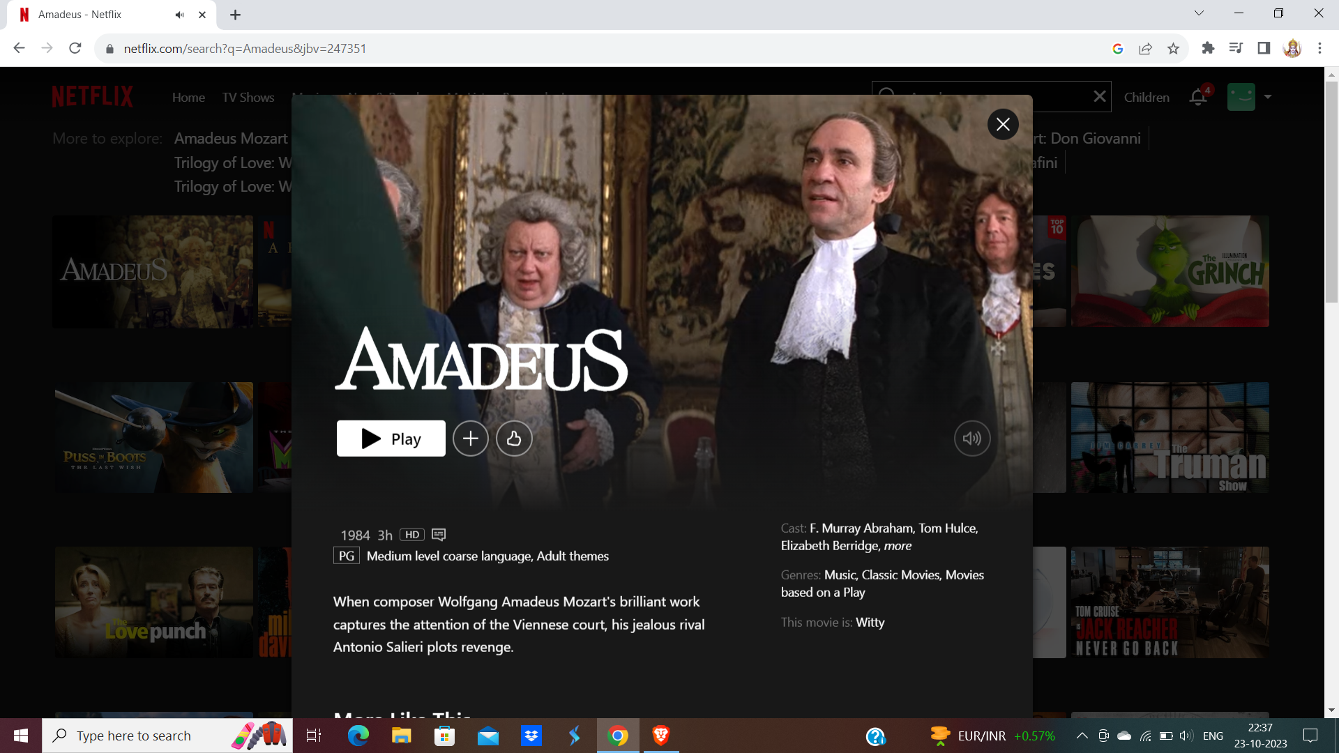 Watch Amadeus on Netflix